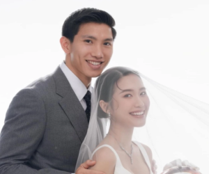 Văn Hậu - Hải My tung ảnh cưới dành riêng cho tiệc ở Hà Nội: Không thể thiếu trái bóng tròn