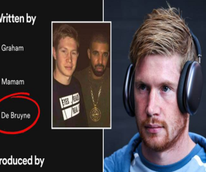 Thực hư thông tin De Bruyne 'lấn sân' âm nhạc, đồng sáng tác bài hát của rapper Drake