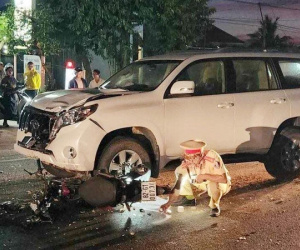 Bất ngờ nguồn tiền mua xe Land Cruiser Prado biển xanh trong vụ tai nạn ở Kon Tum