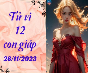 Tử vi thứ 3 ngày 28/11/2023 của 12 con giáp: Mão may mắn, Dậu suy sụp