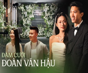 Toàn cảnh đám cưới sang chảnh của Văn Hậu và Hải My ở Hà Nội: Dâu rể visual xịn khỏi bàn, nhiều chi tiết thể hiện đẳng cấp
