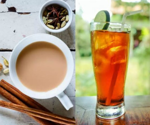 So sánh tác dụng của trà đá và trà nóng