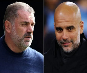 Họp báo Man City - Tottenham: Postecoglou tự tin chơi đôi công, Guardiola nói gì?