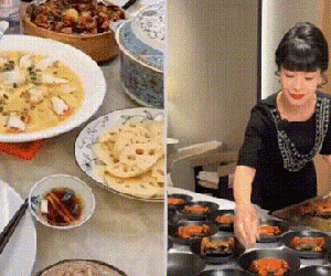 Đỉnh cao bà vợ nội trợ: Mặc toàn đồ hiệu vào bếp, nguyên liệu nấu ăn đắt đỏ, thu hút lượt xem 'khủng'
