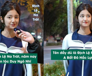 Hot girl Tân Cương khiến nhiều người trầm trồ, tiết lộ tên thật càng bất ngờ hơn khi kết hợp giữa hai đại mỹ nữ đình đám