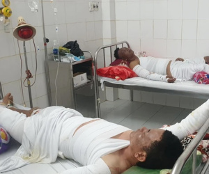 Ghe biển phát nổ khi chuẩn bị ra khơi, 3 người bị bỏng nặng