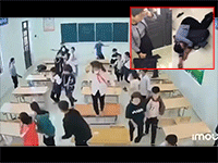 Xuất hiện thêm đoạn clip được cho là 'nguồn cơn' vụ mâu thuẫn giữa cô và trò trường trung học ở Tuyên Quang