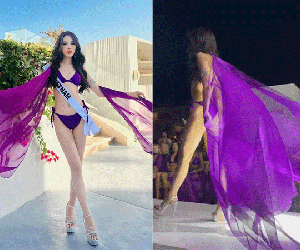 Ngọc Hằng bùng nổ trong phần thi áo tắm Miss Intercontinental 2023: Sắc vóc gợi cảm, dùng loạt 'chiêu' catwalk gây ấn tượng