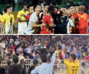 Chuyển hồ sơ đề nghị VFF kỷ luật vụ hỗn loạn trên sân Quy Nhơn