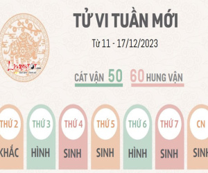 Tử vi tuần mới của 12 con giáp từ 11 - 17/12/2023: Thìn quyết tâm, Sửu gặp kẻ tiểu nhân
