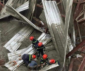 Nạn nhân thứ 3 tử vong trong vụ sập nhà đang xây ở Thái Bình