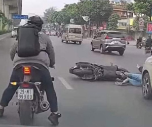 Từ vụ tài xế lái mô tô gây tai nạn rồi bỏ đi: Bị hại không trình báo, tài xế có bị xử lý?
