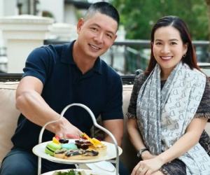 MC Bình Minh và vợ doanh nhân hơn 4 tuổi một bước không rời