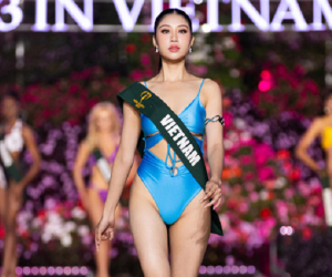Bán kết Miss Earth 2023: Hoa hậu Lan Anh diễn bikini bốc lửa dù gặp chấn thương