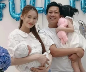Để Nhã Phương lên đồ đi quẩy tiệc độc thân, Trường Giang ở nhà hoá bố bỉm