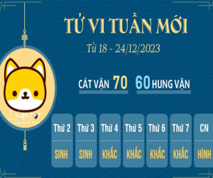 Tử vi tuần mới từ 18 - 24/12/2023 của 12 con giáp: Sửu nổi trội, Tuất có tiền