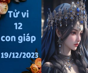 Tử vi thứ 3 ngày 19/12/2023 của 12 con giáp: Mão khôn ngoan, Mùi hào sảng