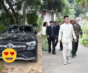 Quang Hải nhường xế hộp bạc tỷ để Chu Thanh Huyền lái về quê, bản thân đi xe gì cùng họ hàng sang hỏi cưới?