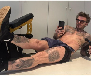 Loạt khoảnh khắc khoe thân 'độc lạ' của Beckham gây bão cộng đồng mạng
