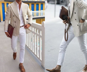 Lợi ích của việc chọn quần jean trắng và những cách phối đồ giúp chàng trở nên bảnh bao hơn