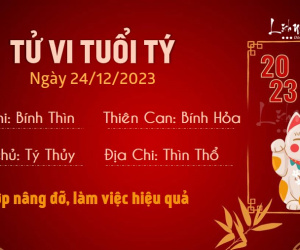 Tử vi chủ nhật ngày 24/12/2023 của 12 con giáp: Sửu hao tài, Thìn chủ quan