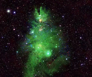 Chòm sao 'cây thông Noel' sáng lấp lánh trong vũ trụ