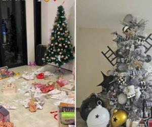 Bạn gái Ronaldo đăng ảnh nhà bừa bộn dịp Giáng sinh, gây tranh cãi vì một điểm bất ngờ