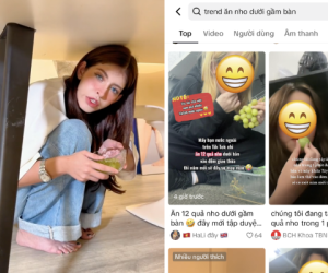 Thực hư trào lưu 'ăn nho dưới gầm bàn', đích thân hot girl gốc Tây Ban Nha lên tiếng