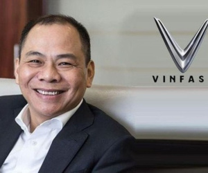 Tài sản của tỷ phú Phạm Nhật Vượng tăng vọt lên hơn 9 tỷ USD trên bảng xếp hạng của Bloomberg nhờ VinFast, đứng thứ 257 toàn cầu