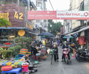 Cầm 100.000 đồng 'ăn sập' khu chợ ẩm thực Lương Văn Can nổi tiếng đất Cảng