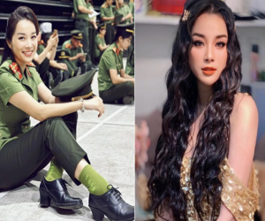 Nàng 'Vàng Anh' đình đám giờ là Thượng uý Công an, tuổi U40 đẹp đằm thắm, ở nhà sang như khách sạn