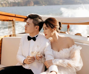 Cuộc sống làm dâu hào môn viên mãn của Đỗ Mỹ Linh: Sống trong dinh thự hoành tráng, được nhà chồng hết mực cưng chiều