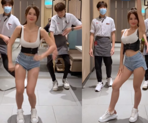 Ăn vận gợi cảm rồi nhảy tại quán lẩu, hot girl bị 'săn' info ngay lập tức