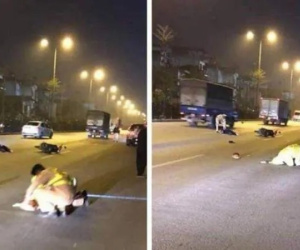 Khởi tố 'ma men' lái xe chèn qua người Đại úy công an ở Hà Nội