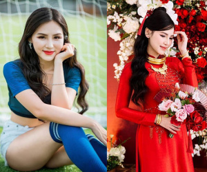 Gái xinh mùa World Cup 2018 bất ngờ thông báo 'theo chồng bỏ cuộc chơi'