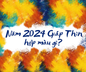 Năm Giáp Thìn 2024 hợp màu gì?