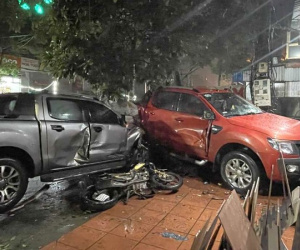 Tạm giữ tài xế xe bán tải gây tai nạn liên hoàn làm 3 người tử vong ở Quảng Ninh
