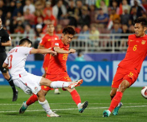 Trung Quốc chia điểm Tajikistan trận mở màn Asian Cup