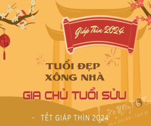 Xem tuổi xông nhà năm 2024 cho gia chủ tuổi Sửu mạnh mẽ đương đầu Thái Tuế, hái được LỘC VÀNG