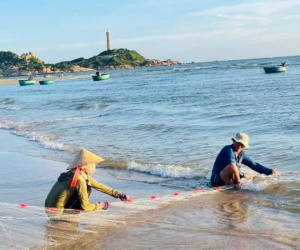Trốn ngột ngạt thành phố, đến biển Kê Gà hoang sơ ngắm hoàng hôn