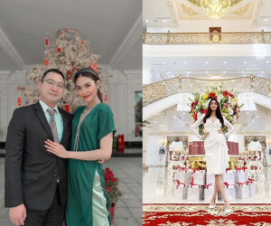 Cuộc sống của Lan Khuê sau 5 năm làm dâu gia tộc giàu có bậc nhất Việt Nam: Ở 'lâu dài' dát vàng, đồ hiệu 'đắp kín người'