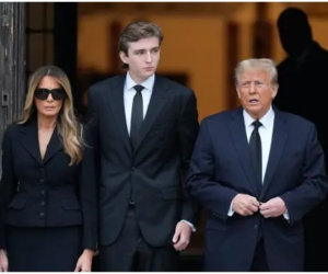 Quý tử của ông Donald Trump vừa lộ diện đã lên xu hướng tìm kiếm vì 'đẹp vô thực'