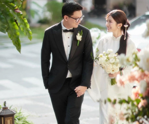 Đám cưới Ngọc Huyền và cháu trai NSƯT Chí Trung: Đón dâu bằng dàn xe sang, biệt thự phía đàng trai gây chú ý
