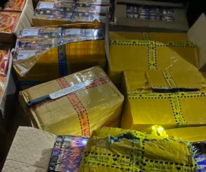 Cảnh sát đột kích 3 kho pháo lậu ở Bình Dương, thu giữ 700kg pháo