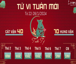 Tử vi tuần mới của 12 con giáp từ 22-28/1/2024: Thân từ tốn, Tý gặp may