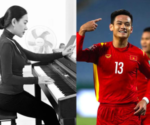 Vợ Hồ Tấn Tài khoe bận cả trăm công việc vẫn tập chơi đàn, chàng cầu thủ có phản ứng bất ngờ