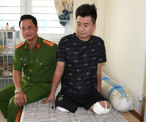 Diễn biến mới vụ đại úy công an bị đứt lìa 2 chân khi bắt cát tặc