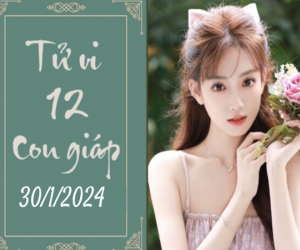 Tử vi thứ 3 ngày 30/1/2024 của 12 con giáp: Hợi tốn tiền, Ngọ buôn bán tốt