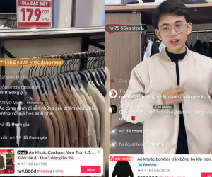 Shop thời trang livestream tới nửa đêm, giá giảm sập sàn nghỉ Tết sớm
