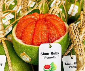 400 nghìn đồng mỗi quả, bưởi ruby Thái Lan vẫn ‘cháy hàng’